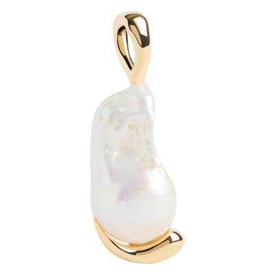 La Perla Pendant in 925/1000 Gold-Plated Silver & Freshwater Pearl - PE01-113 - Pdpaola