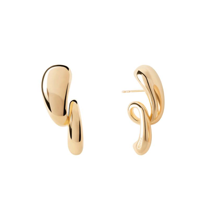 Orbit Gold-Plated Sterling Silver Earrings - AR01-E14 - Pdpaola
