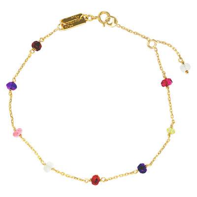 Bracelet Tourmaline & Co Or Jaune, Longueur 17,5 à 18 cm - Scarlett or Scarlett