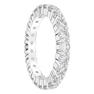 Bague Vittore XL Blanche, métal rhodié 5257479 - Swarovski