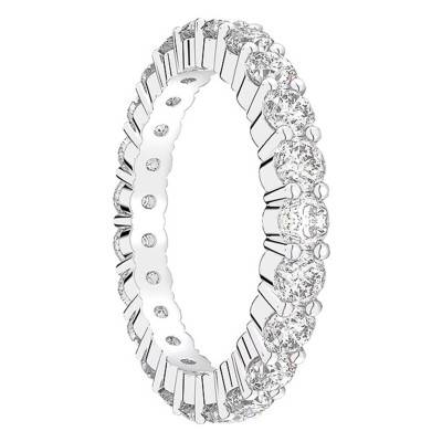 Bague Vittore XL, Blanche, Métal Rhodié 5257516 - Swarovski