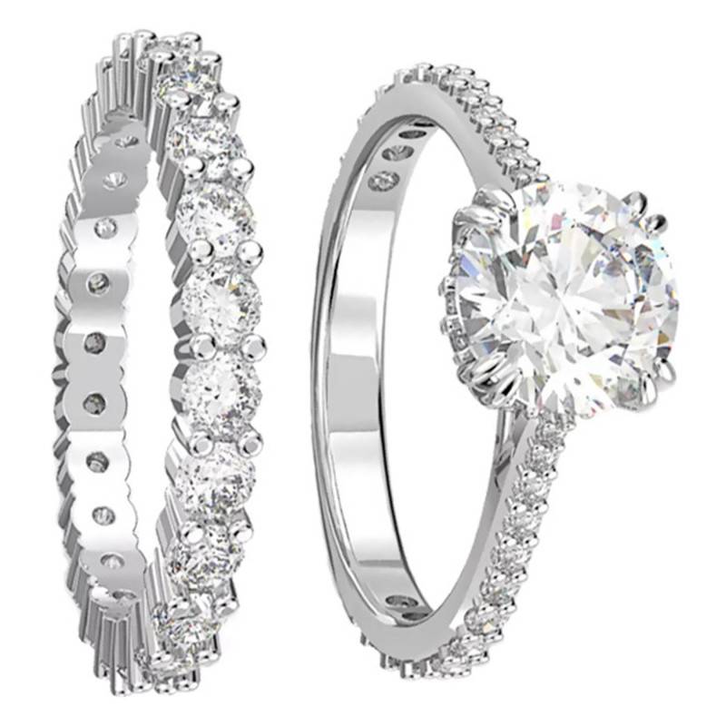 White Constella Princesse Rings - 5647662 - Swarovski