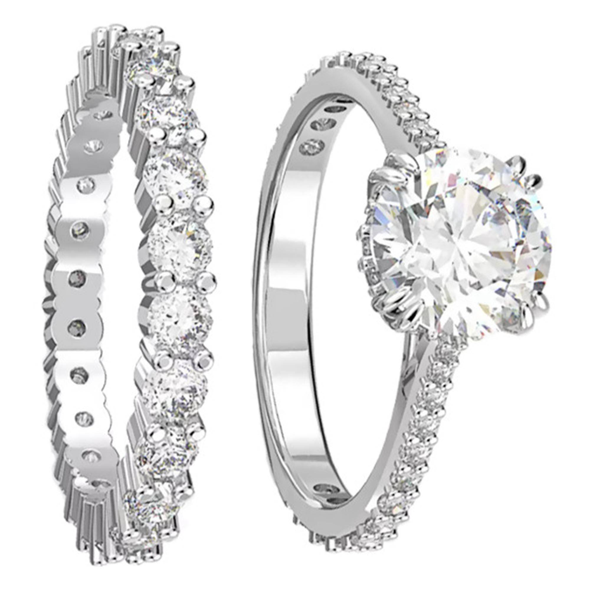 Outlet Bagues Swarovski Bague De Fiancaille Bagues Constella