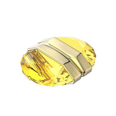 Mono boucles d'oreilles Lucent jaune 5613552 - Swarovski
