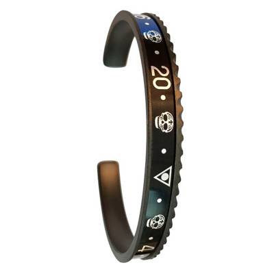 Bracelet BLACK Skull noir et bleu - Speedometer Official