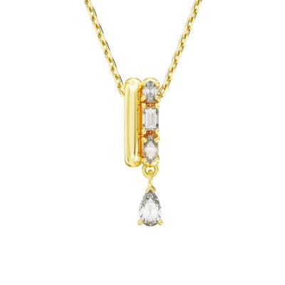 Collier Dextera Métal Doré & Cristaux Blancs, 38 à 43 cm - 5663333 - Swarovski