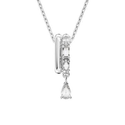 Collier Dextera Métal Rhodié & Cristaux Blancs, 38 à 43 cm - 5671819 - Swarovski