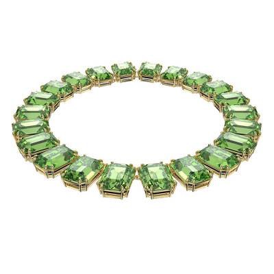 Millenia Green Crystal Necklace, Length 36 cm to 39 cm - 5598261 - Swarovski
