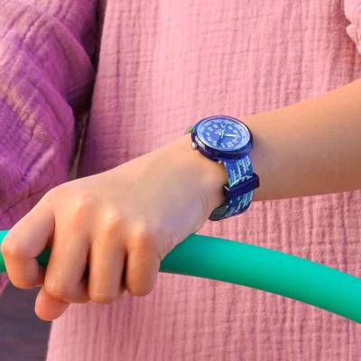 Braid In Blue FPNP169 Watch - Flik Flak