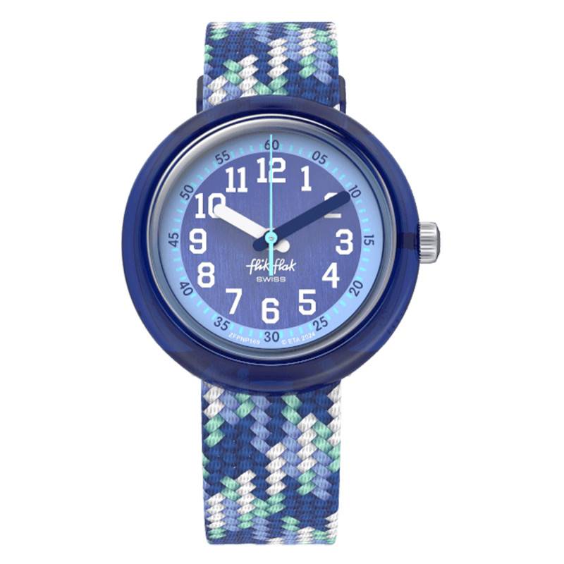 Braid In Blue FPNP169 Watch - Flik Flak