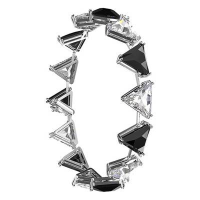 Millenia Black Crystals Bracelet, Length 16.5 cm to 19 cm - 5619154 - Swarovski