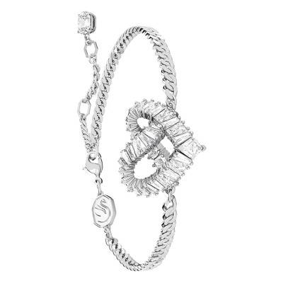 Bracelet Matrix Coeur Eternel, Cristaux & Métal Rhodié, 16,5 cm à 20,5 cm - 5648299 - Swarovski