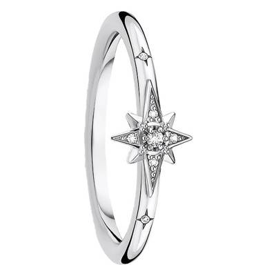 Bague Etoile Pierres Argent, TR2317-051-14 - Thomas Sabo