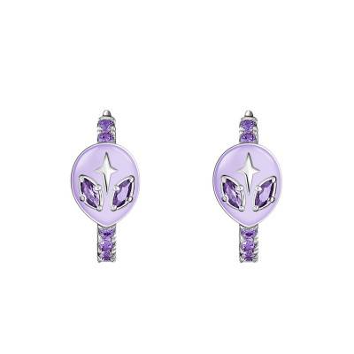 Créoles Charming As we Dream Alien en Argent 925, Diamètre 15 mm - CR721-041-13 - Thomas Sabo