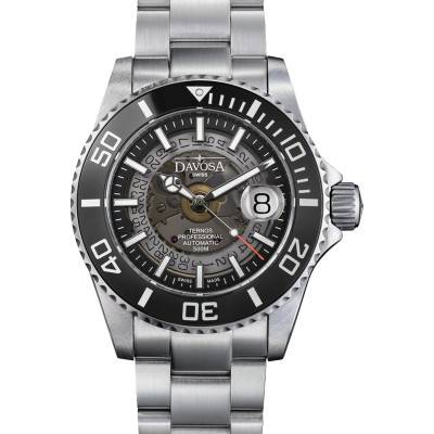 Nebulous Smoke Black Ternos Professional Watch 161.535.50 - Davosa