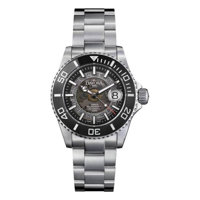 Nebulous Smoke Black Ternos Professional Watch 161.535.50 - Davosa