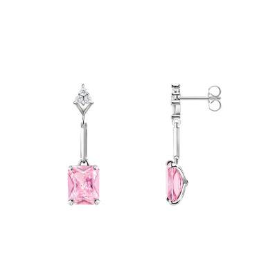 Boucles d'oreilles Heritage Pierres Roses en Argent - 925 H2177-051-9 - Thomas Sabo