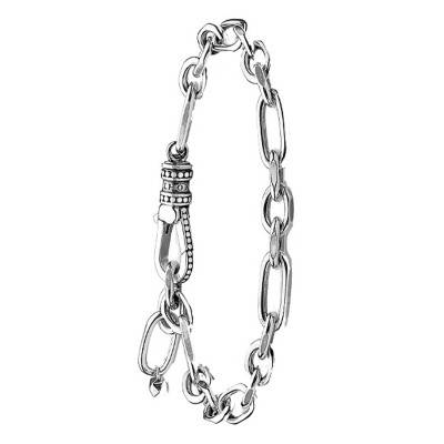 Bracelet maille alternée, Longueur 15 à 19,5 cm - A1792-637-21 - Thomas Sabo