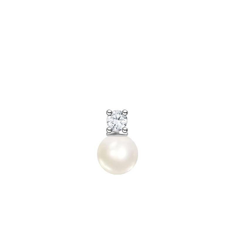 Single Sterling Silver & Pearl Stud Earring - H2214-167-14 - Thomas Sabo