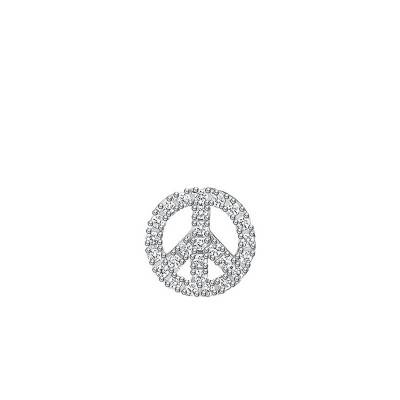 925 Silver Peace Sign Single Stud Earring - H2218-051-14 - Thomas Sabo