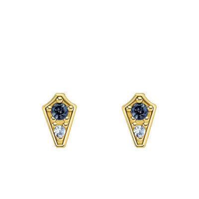 Gold-Plated Stud Earrings with Stones - H2210-960-1 - Thomas Sabo