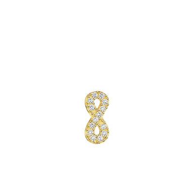 Clou d'oreille unique infinity en plaqué or - H2216-414-14 - Thomas Sabo