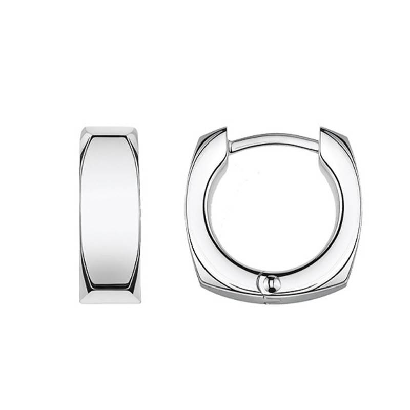 Silver Minimalist Hoop Earrings - CR650-001-21, Diameter 14 mm - Thomas Sabo