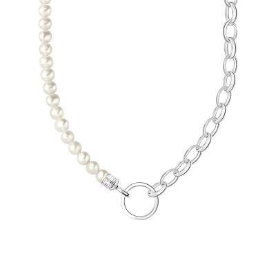 Collier Charm Perles de Culture & Argent - KE2188-082-14, 40 à 45 cm - Thomas Sabo
