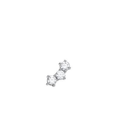 Silver White Stone Single Stud Earring - H2132-051-14 - Thomas Sabo