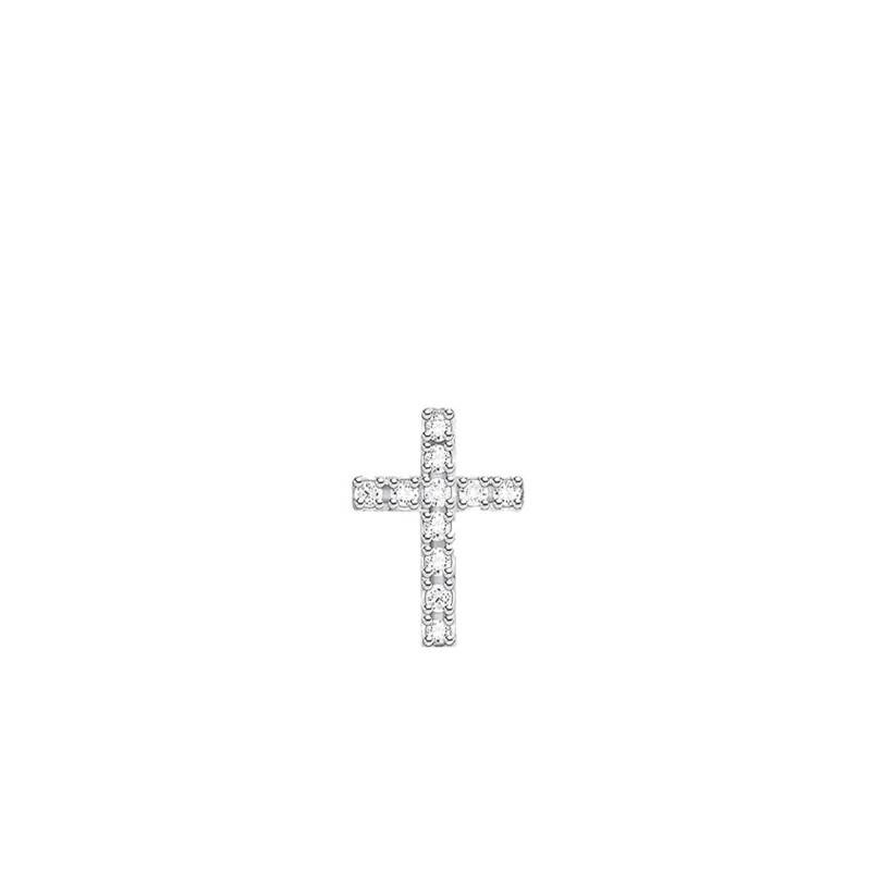 Silver Cross Single Stud Earring - H2131-051-14 - Thomas Sabo