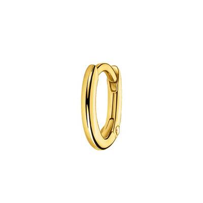 Gold-Plated Classic Single Hoop Earring, 12 mm or 13.5 mm Diameter - CR660-413-39 - Thomas Sabo