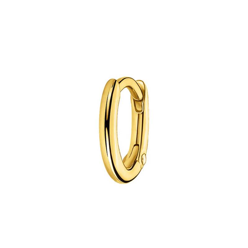 Gold-Plated Classic Single Hoop Earring, 12 mm or 13.5 mm Diameter - CR660-413-39 - Thomas Sabo