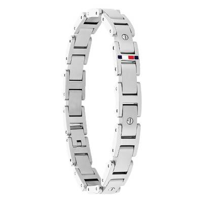 Steel Screws Bracelet, 19 cm Length - Tommy Hilfiger