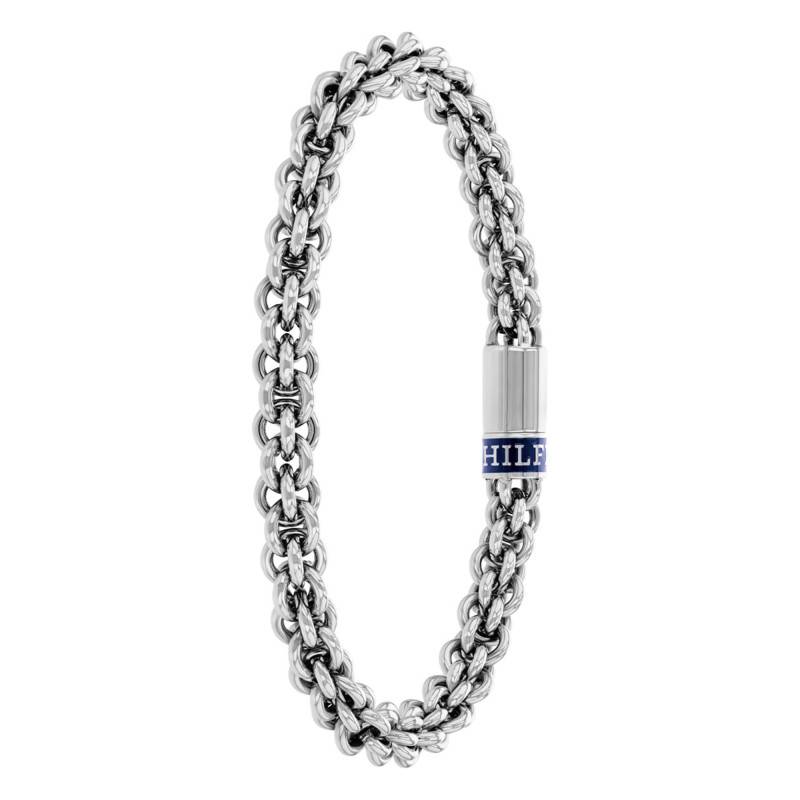 Stainless Steel Intertwined Round Link Bracelet, 19 cm - 2790521 - Tommy Hilfiger