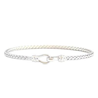 Bracelet Crochet, en Argent rhodié - Valenzi