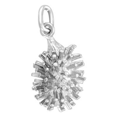 Pendentif Hérisson Or Blanc - Vandona
