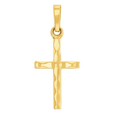 Pendentif croix ciselée Or Jaune - Vandona