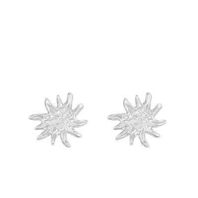 Boucles d'Oreilles Edlweisse Or Blanc 375 ou 750 - Vandona