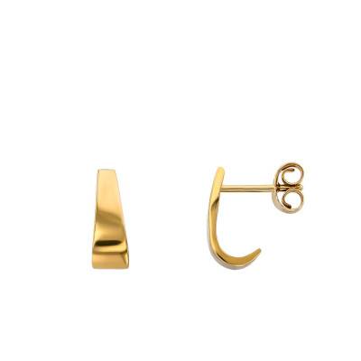 Boucles d'Oreilles Crochet Or Jaune 375 - Vandona