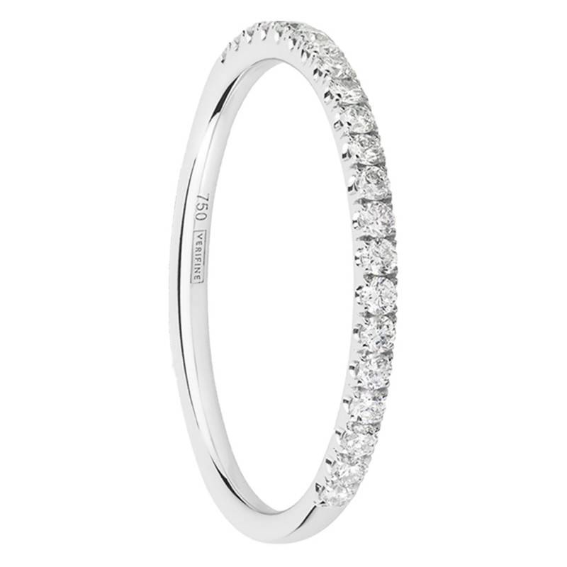 750/1000 White Gold & Diamond 0.23 ct Half Eternity Band - Verifine