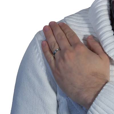 Alliance Berg en Or Blanc et Palladium 500 - Fair'Belle