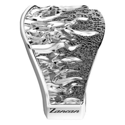 Bague Cosmopolitan en Argent 950 avec Flammes ESA026 - Zancan