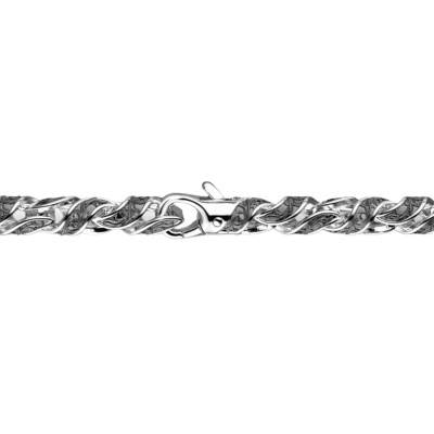 Collier Chaîne Gotik en Argent 925, Longueur 50 cm - EXC539-N - Zancan