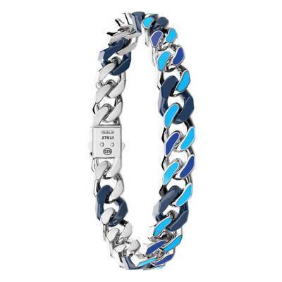 Ceramic & 925 Sterling Silver Cubane Bracelet, Length 19 cm to 21 cm - ESB118 - Zancan
