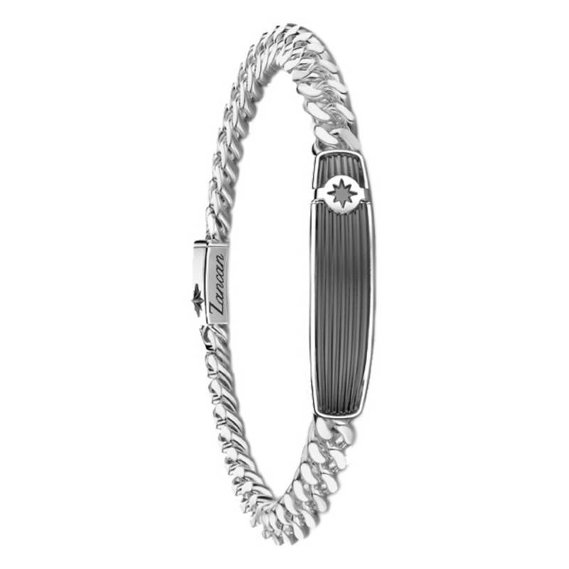 925 Silver Cosmopolitan Bracelet, Length 19 cm to 21 cm - EXB655 - Zancan