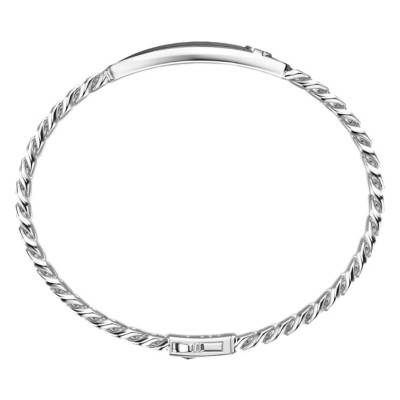 925 Silver Cosmopolitan Bracelet, Length 19 cm to 21 cm - EXB655 - Zancan
