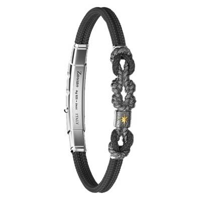 925 Silver Odissea Knots Bracelet, 19 cm Length - EXB983 - Zancan
