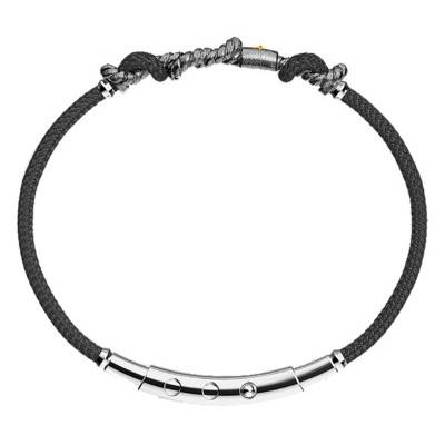925 Silver Odissea Knots Bracelet, 19 cm Length - EXB983 - Zancan