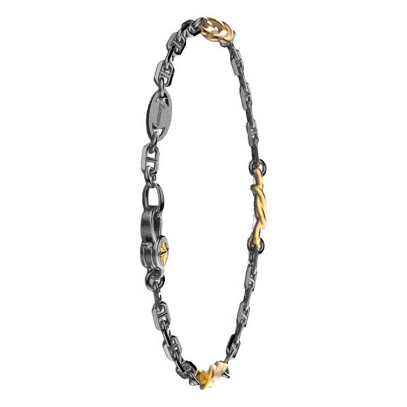 925 Silver Odissea Knots Bracelet, Length 19 cm to 21 cm - EXB990 - Zancan