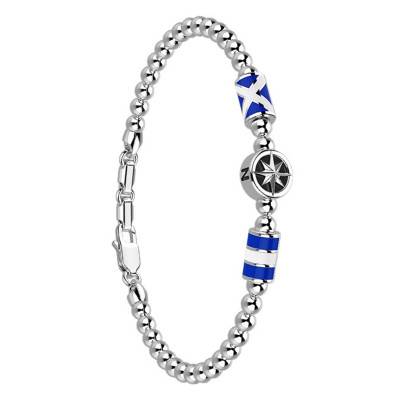 Bracelet Atomosphere Nautique en Argent, Longueur 19 cm à 21 cm-EXB741 - Zancan